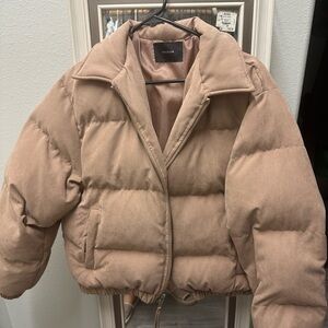 PacSun Tan Puffer Jacket